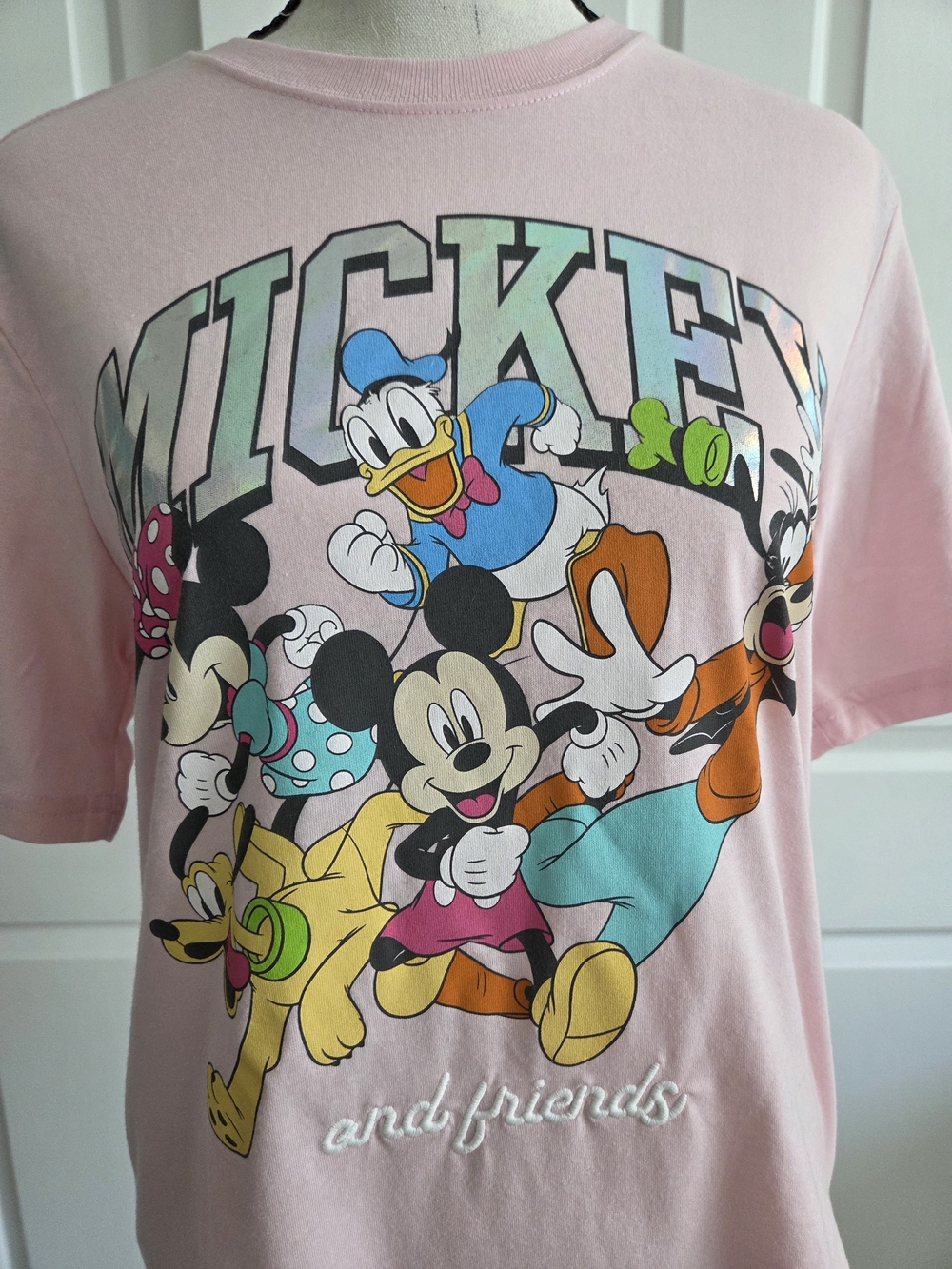 Disney Mickey & Friends Pink Kids Graphic Tee